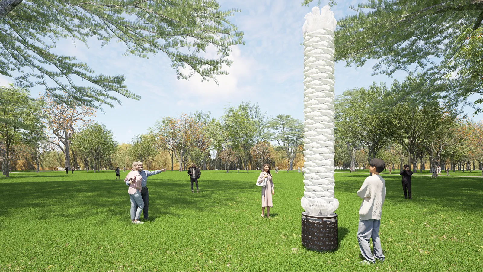 Colonne de la Paix / simulated image (Paris, 2025)