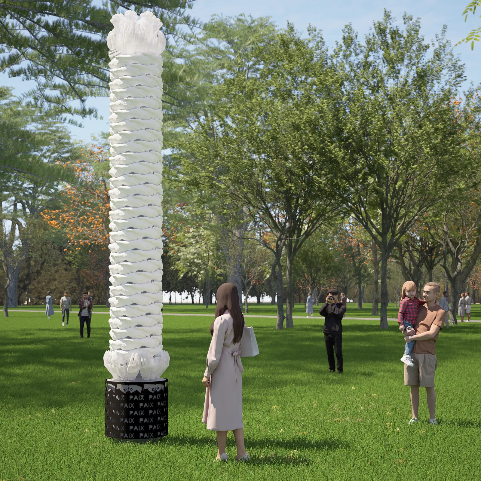 Colonne de la Paix / simulated image (Paris, 2025)