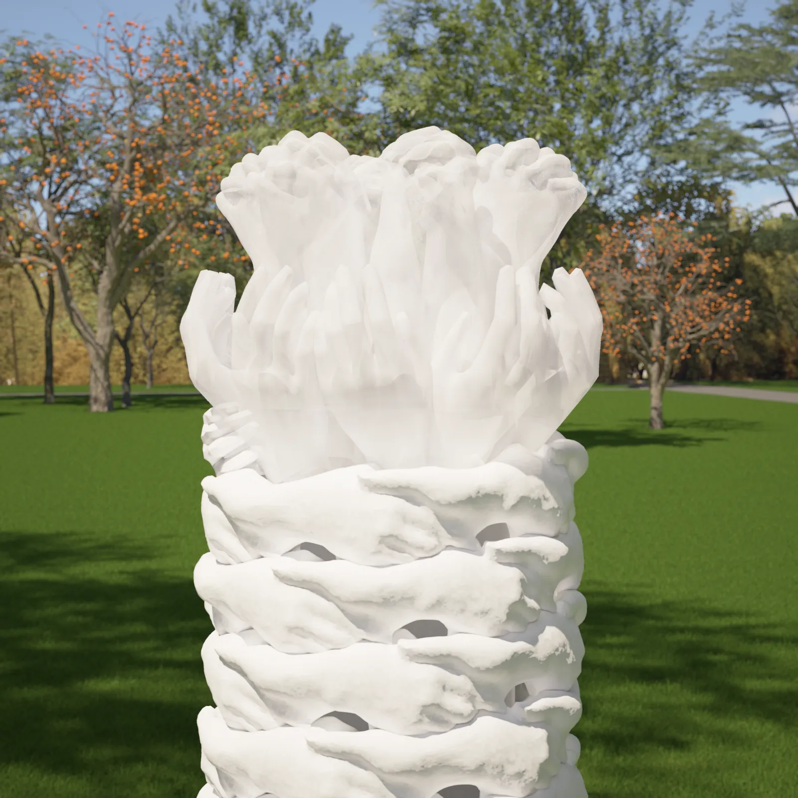 Colonne de la Paix / simulated image (Paris, 2025)