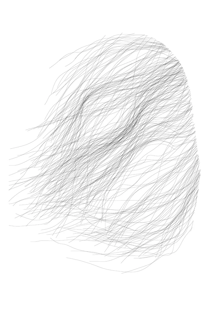 Veil No.15 (detail) / study, 2018