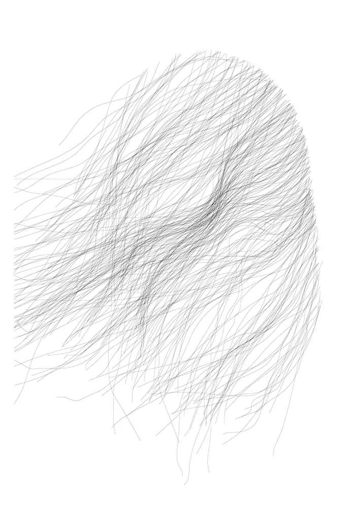Veil No.20 (detail) / study, 2018